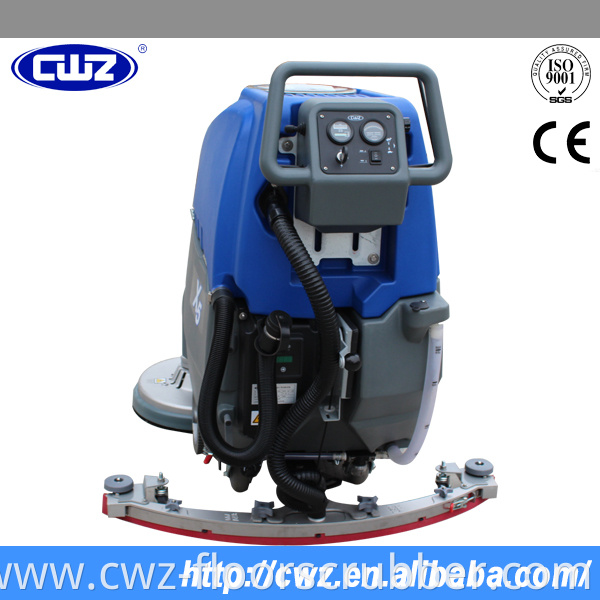 CWZ X5 auto floor scrubber with dual brush